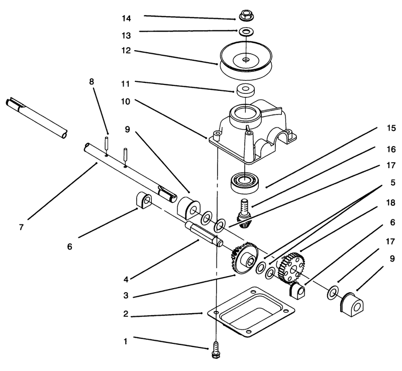 Gear Case Assembly model No 20808b Only