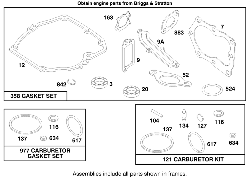 Engine Briggs and Stratton Model 12f802 0667 01