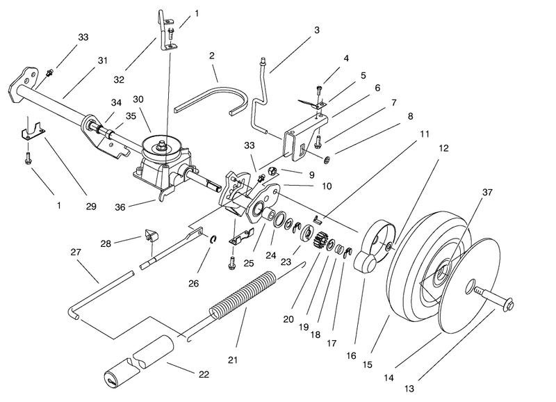 Rear Axle Assembly