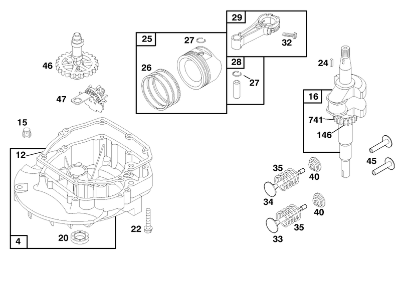 Engine Briggs and Stratton Model 12f802 1767 E1
