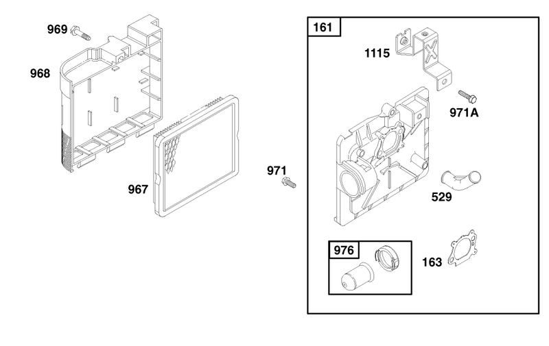 Engine Briggs and Stratton Model 12f802 1767 E1
