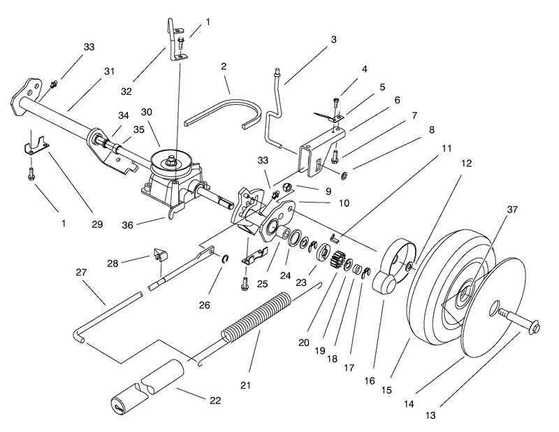 Rear Axle Assembly
