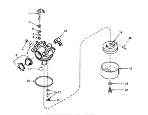 Carburetor No 632050