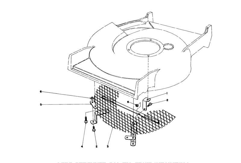 Leaf Shredder Kit No 59105 Optional