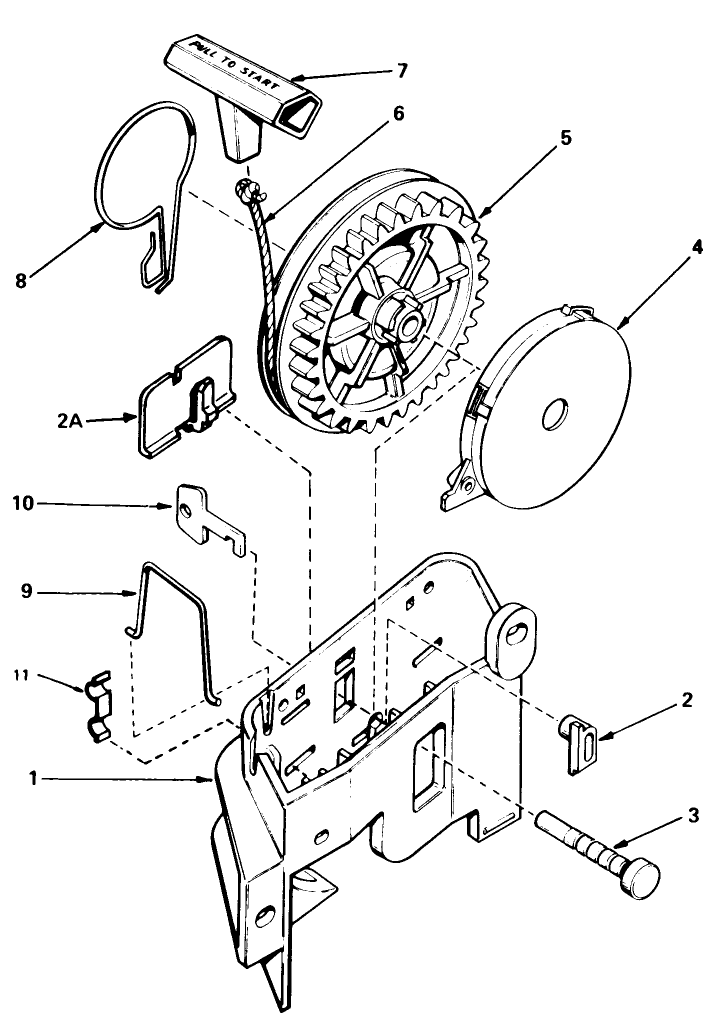 Rewind Starter No 590531