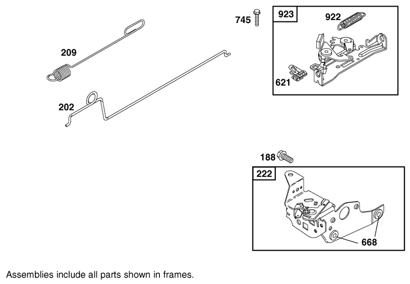 Engine Briggs and Stratton Model 12f802 1769 B1