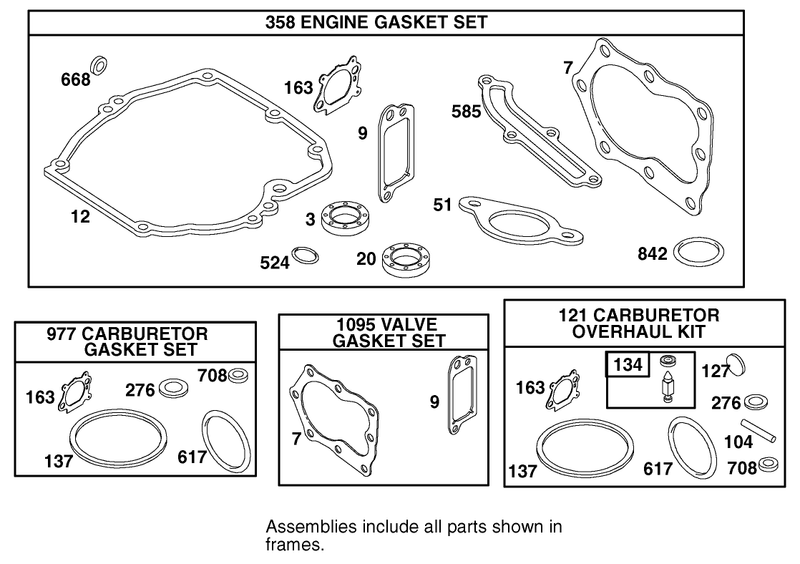Engine Briggs and Stratton Model 12f802 1769 B1