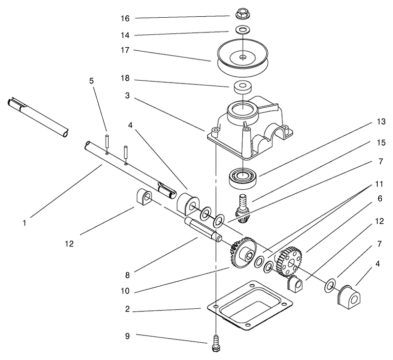 Gear Case Assembly No 99 6466