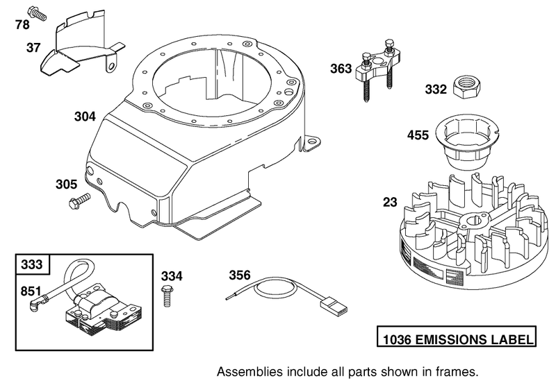 Engine Briggs and Stratton Model 12f802 1769 B1