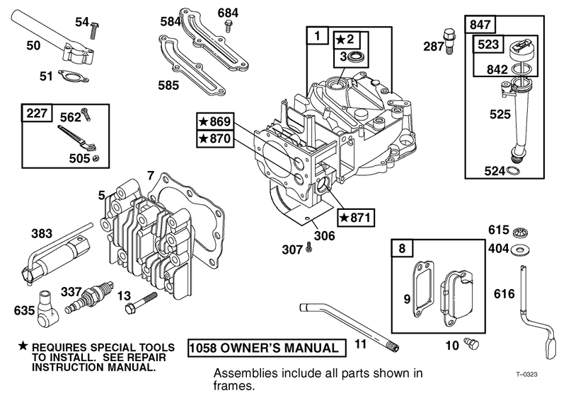 Engine Briggs and Stratton Model 12f802 1769 B1