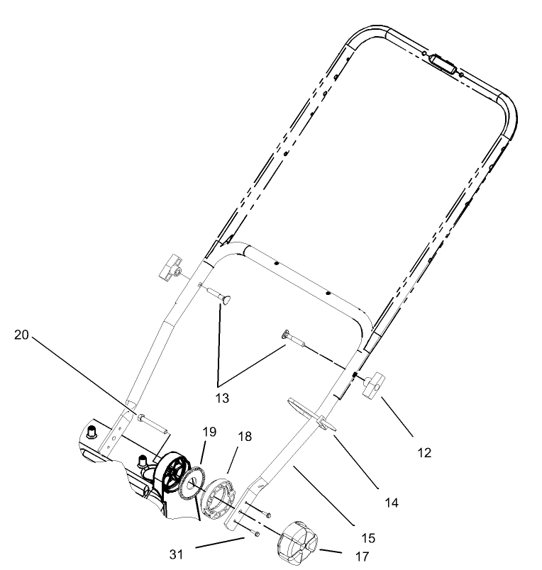 Lower Handle and Control Assembly