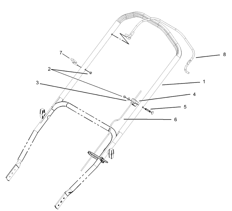 Upper Handle and Control Assembly