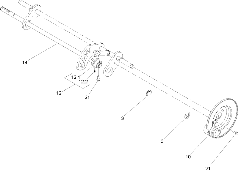 Pivot Shaft Assembly