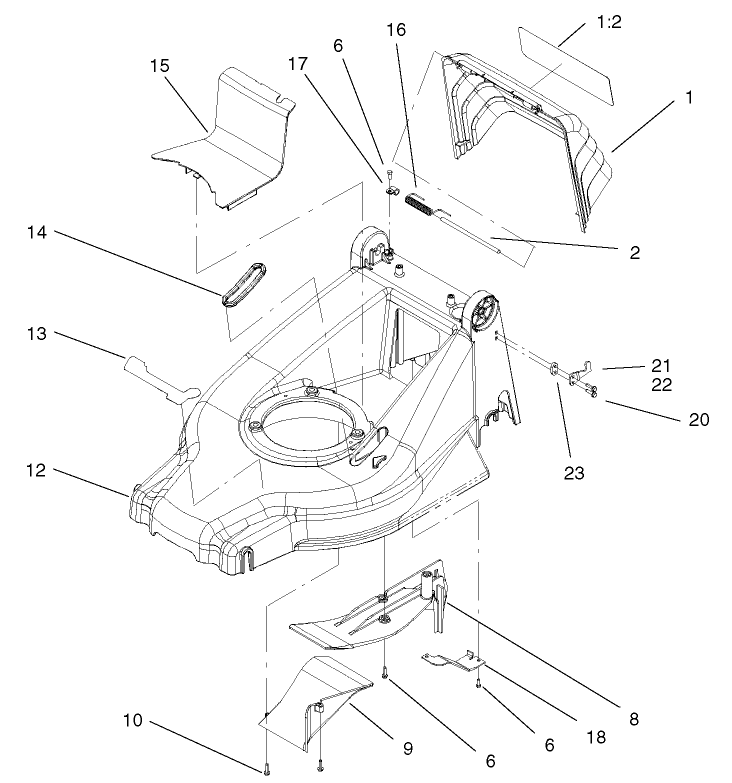 Deck and Kicker Assembly