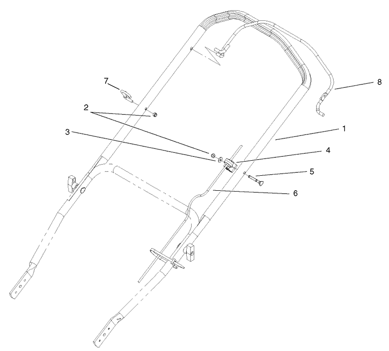 Upper Handle and Control Assembly