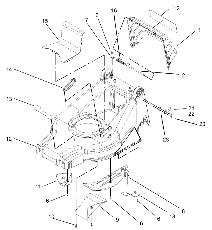 Deck and Kicker Assembly