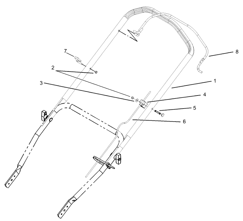 Upper Handle and Control Assembly