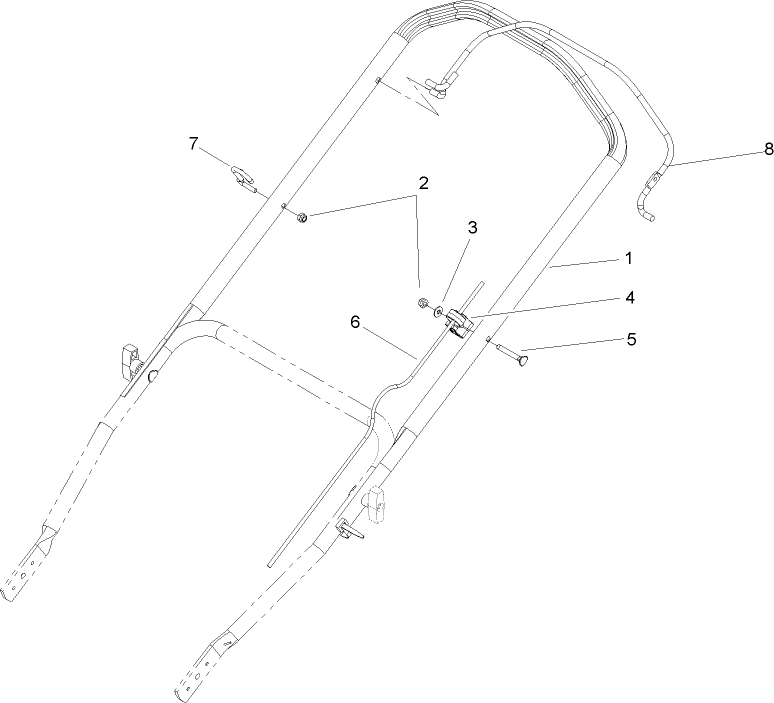 Upper Handle and Control Assembly