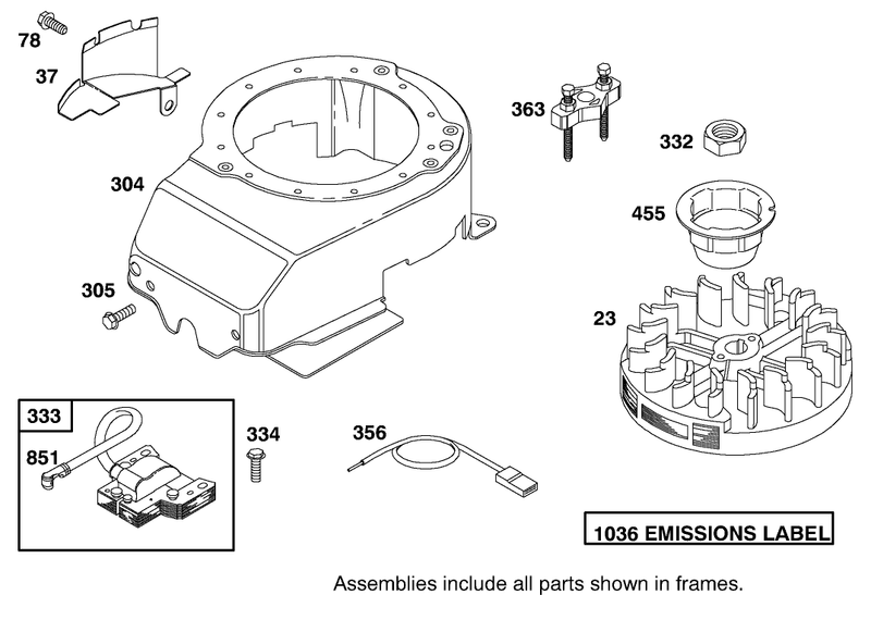 Engine Briggs and Stratton Model 12f802 1769 B1