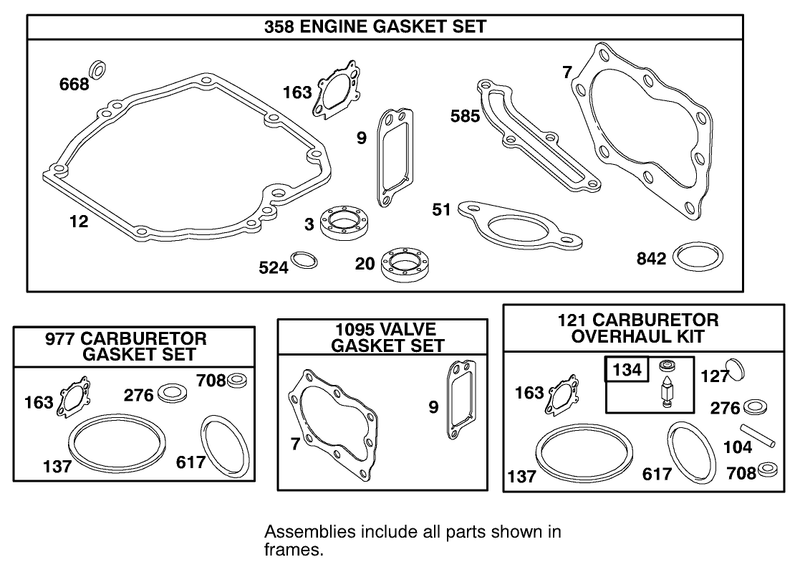 Engine Briggs and Stratton Model 12f802 1769 B1