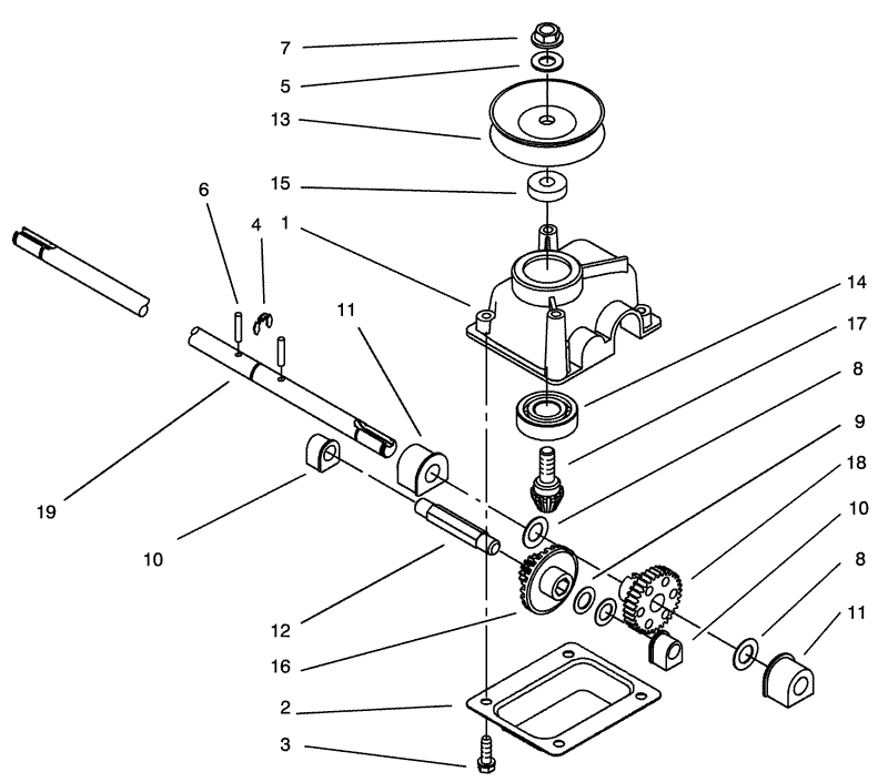 Gear Case Assembly No 104 7593