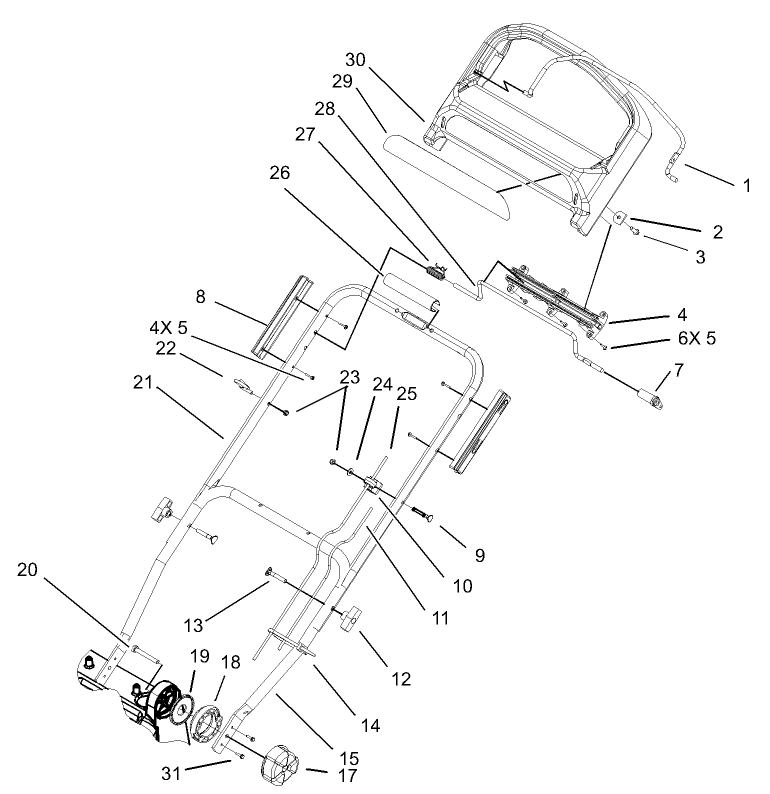 Handle and Control Assembly