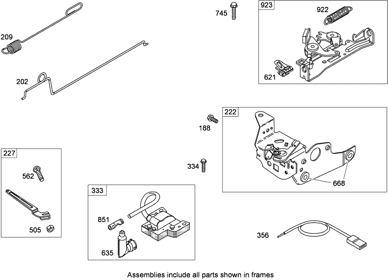 Governor Assembly Briggs and Stratton 126T02 0231 B1