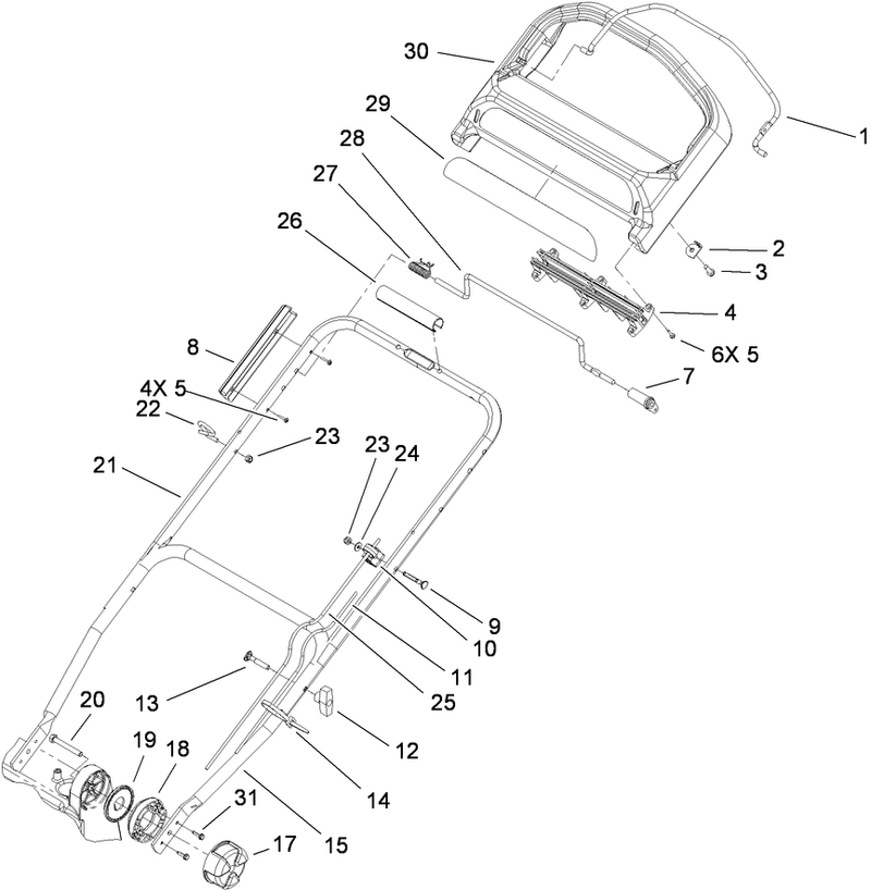 Handle and Control Assembly