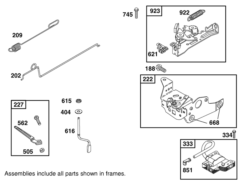 Governor Assembly Briggs And Stratton Model 12f802 1770 B1
