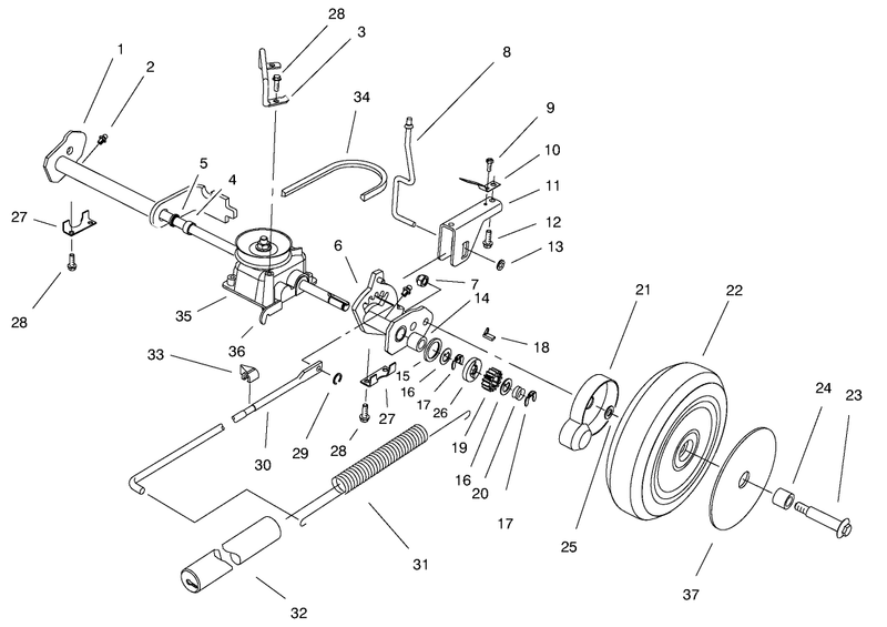 Rear Axle Assembly