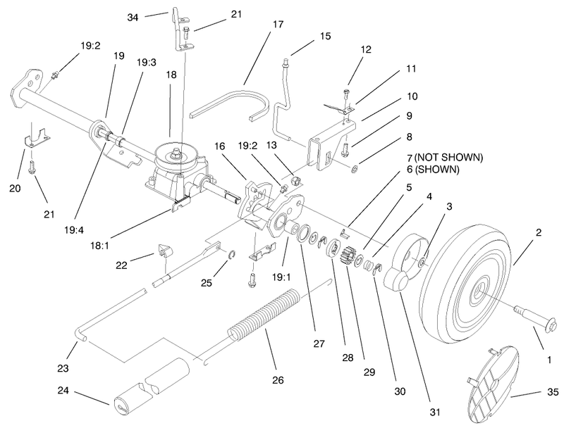 Deck Suspension Assembly