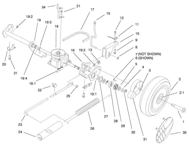 Deck Suspension Assembly