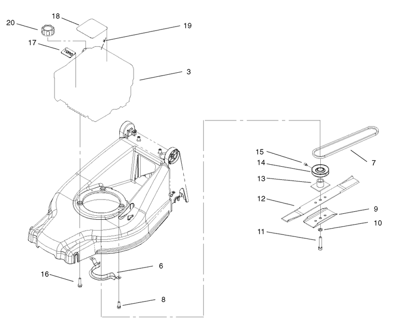 Engine And Blade Assembly