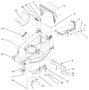 Deck Kickers and Recycler Plug Assembly