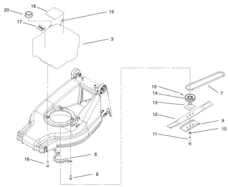 Engine And Blade Assembly