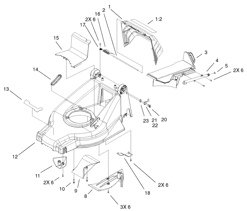 Deck Kickers and Recycler Plug Assembly