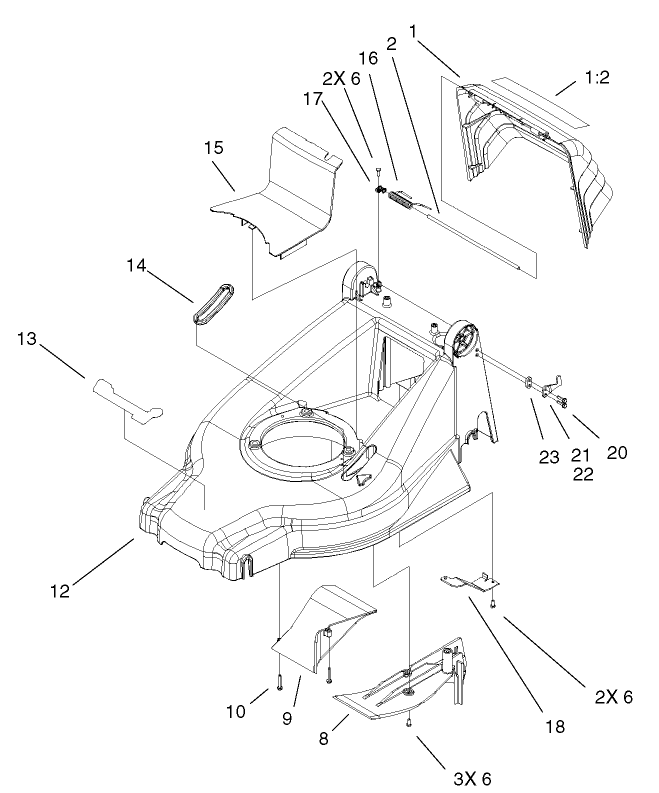 Deck Kickers and Recycler Plug Assembly
