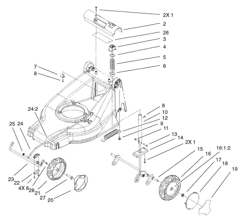 Height of Cut and Wheel Assembly