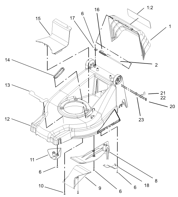 Deck and Kicker Assembly