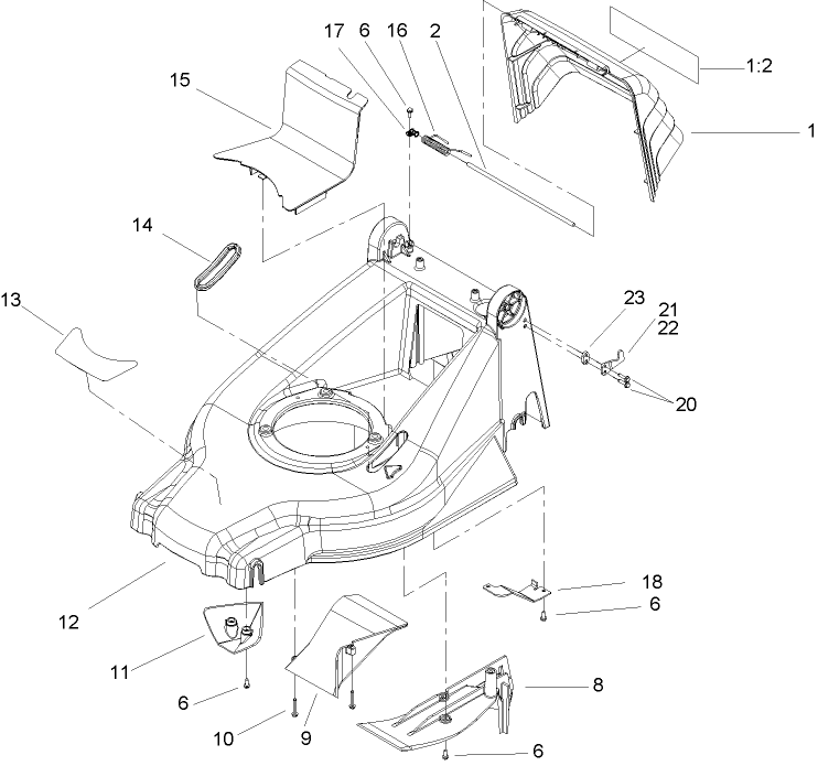 Deck and Kicker Assembly