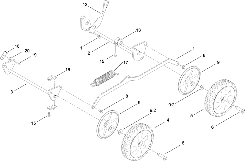 Traction Height of Cut and Suspension Assembly