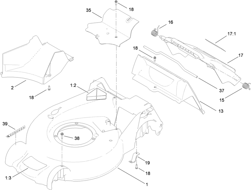 Housing and Rear Door Assembly