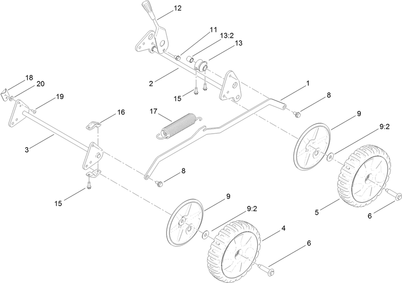 Traction Height of Cut and Suspension Assembly