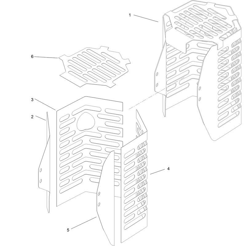 Muffler Shield Assembly No. 120-3238