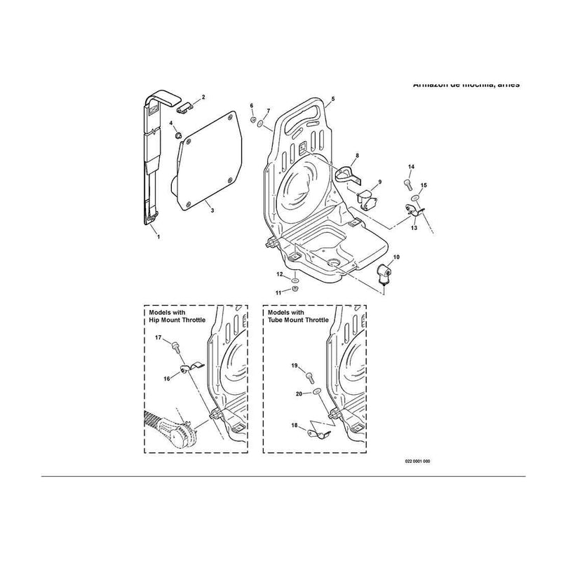 Backpack Frame, Harness