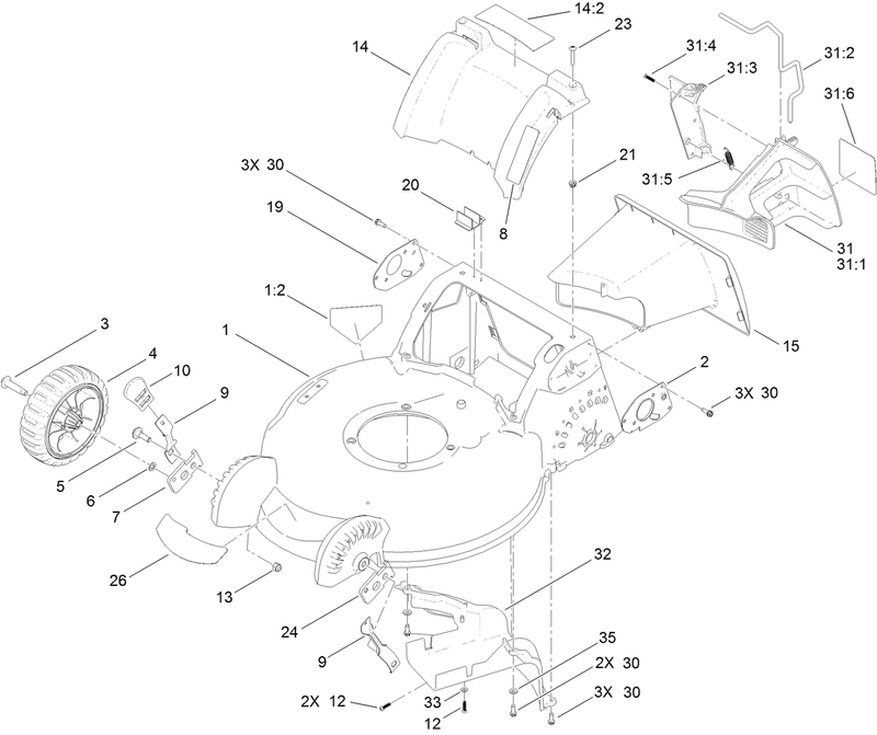 Housing and Tunnel Assembly