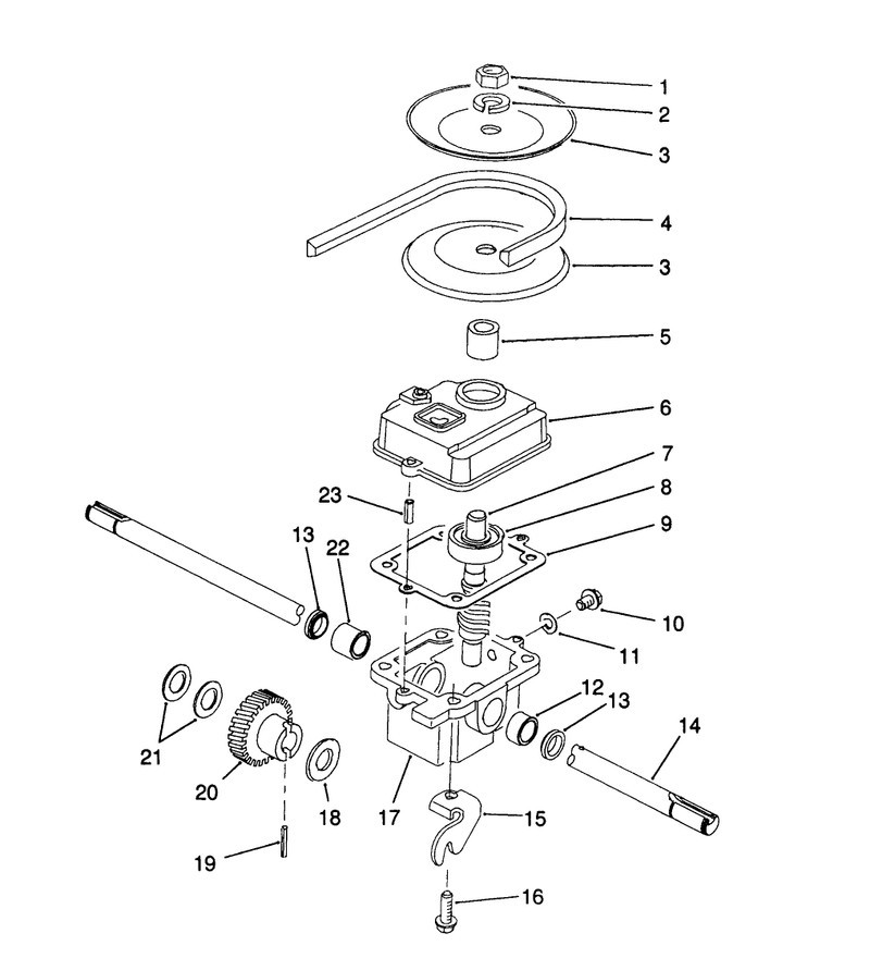 Gearbox Assembly No 71 8250 model No 20905 Only