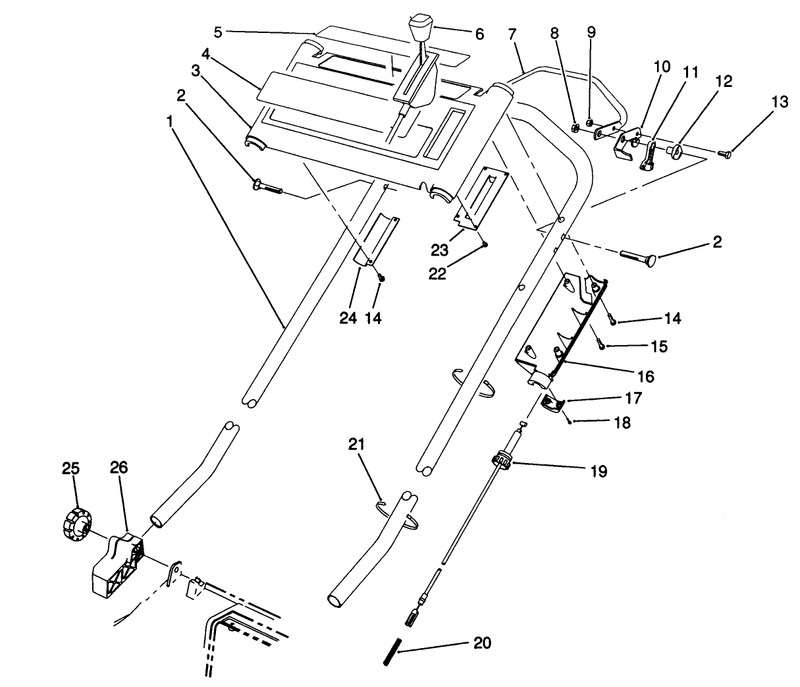 Sp Handle Assembly model No 20905 Only
