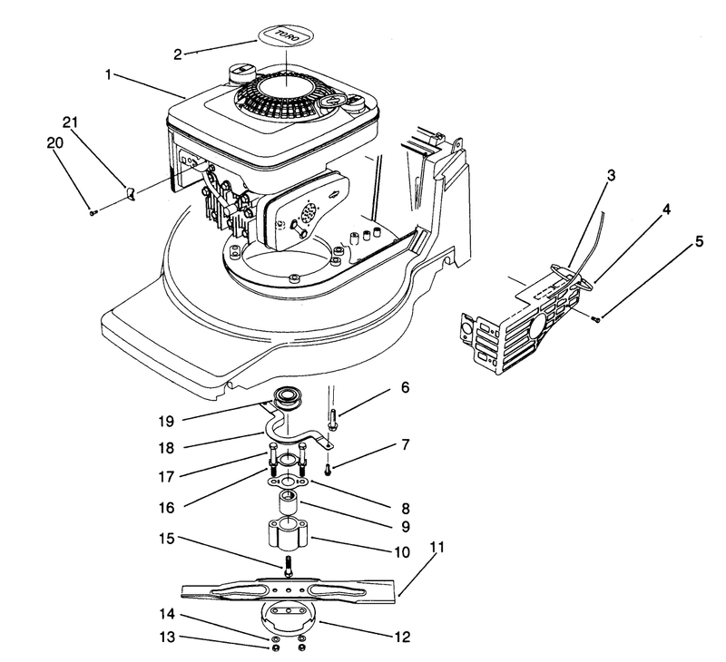 Engine Assembly model No 20906b