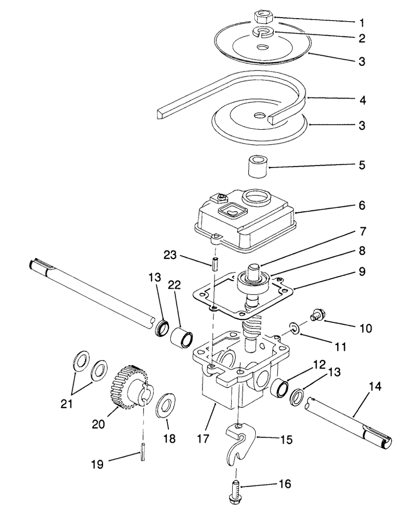 Gearbox Assembly No 71 8250 model No 20906b Only